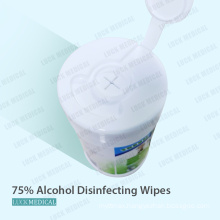 75% Alcohol Disinfecting Wipes in Can